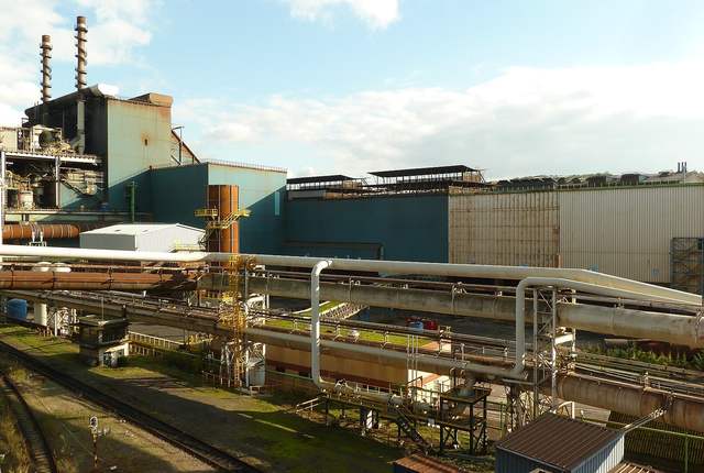 Aciérie de Serémange, installations industrielles et conduites